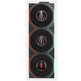 Комплект вентиляторов (3шт.) Lian Li UNI FAN TL LCD FLEX 120 / 12TLLCD1F3B BLACK / 120x124x28мм (PWM, ARGB, 1900 об/мин (Max.), 27dBa) / G9F.12TLLCD1F3B.R0