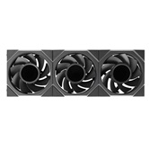 Комплект вентиляторов (3шт.) Lian Li UNI FAN TL LCD FLEX 120 Reverse Blade / 12RTLLCD1F3B BLACK / 120x124x28мм (PWM, ARGB, 1900 об/мин (Max.), 31dBa) / G9F.12RTLLCD1F3B.R0