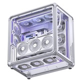 Корпус JONSBO X400 White, TG (aquarium), mini-ITX, mATX, ATX, белый
