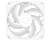 Вентилятор ID-COOLING AM-120-W 120x120x25мм (60шт./кор, PWM, резиновые углы, белый, 0-2500об/мин, супертихий)  BOX