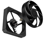 Вентилятор ID-COOLING AM-120-K 120x120x25мм (60шт./кор, PWM, резиновые углы, черный, 0-2500об/мин, супертихий)  BOX