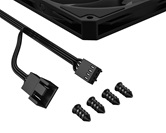 Вентилятор ID-COOLING AM-120 SLIM 120x120x15мм (40шт./кор, PWM, резиновые углы, черный, 0-2500об/мин, супертихий)  BOX