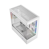 Корпус Powercase GT3 ARGB V2, TG, Type-C, 3x 120мм ARGB PWM Fans, ARGB+PWM HUB, Nylon filters, белый, mATX  (CMGT3WV2-A3)