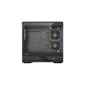 Корпус Powercase GT3 ARGB V2, TG, Type-C, 3x 120мм ARGB PWM Fans, ARGB+PWM HUB, Nylon filters, черный, mATX  (CMGT3BV2-A3)