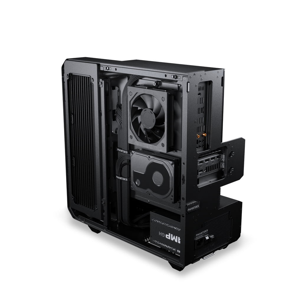 Корпус PHANTEKS EX5 Max, Black, ARGB, 6" LCD, 360 AIO, ATX / PH-EX526M_DBK01