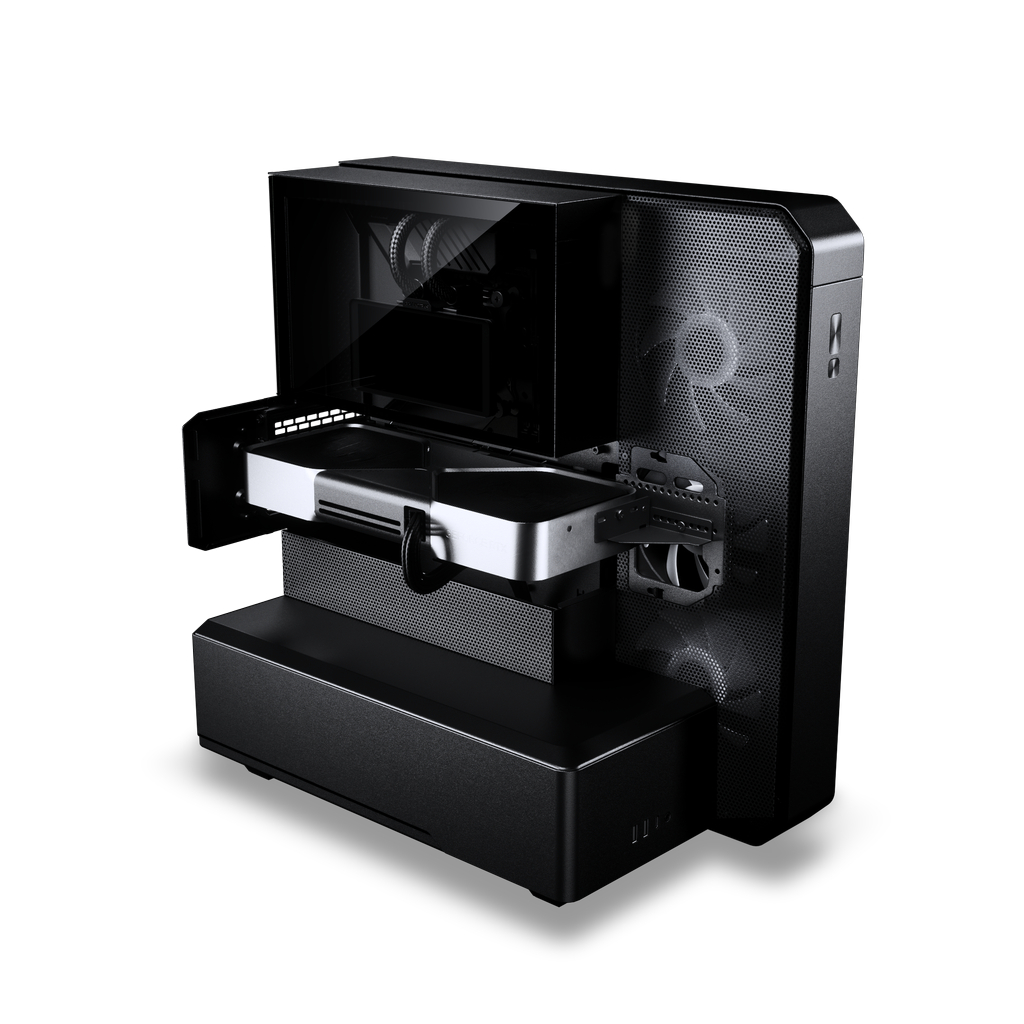 Корпус PHANTEKS EX5 Max, Black, ARGB, 6" LCD, 360 AIO, ATX / PH-EX526M_DBK01