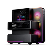 Корпус PHANTEKS EX5 Max, Black, ARGB, 6" LCD, 360 AIO, ATX / PH-EX526M_DBK01