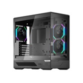 Корпус 1STPLAYER GM6 Black / mATX / 3x120mm ARGB fans / GM6-BK-2FH7R-1FH7