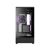 Корпус 1STPLAYER GM6 Black / mATX / 3x120mm ARGB fans / GM6-BK-2FH7R-1FH7