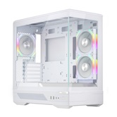 Корпус 1STPLAYER GM6 White / mATX / 3x120mm ARGB fans / GM6-WH-2FH7R-W-1FH7-W