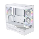 Корпус 1STPLAYER GM6 White / mATX / 3x120mm ARGB fans / GM6-WH-2FH7R-W-1FH7-W