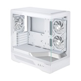 Корпус 1STPLAYER GM6 White / mATX / 3x120mm ARGB fans / GM6-WH-2FH7R-W-1FH7-W