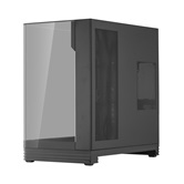 Корпус 1STPLAYER OV8S Black / ATX BTF / 9.16" LCD display / 5x120mm ARGB fans & hub / OV8S-BK-1FP7R-3-1FP7-2-HUB3