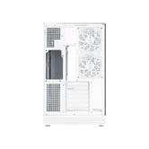 Корпус 1STPLAYER OV8S White / ATX BTF / 9.16" LCD display / 5x120mm ARGB fans & hub / OV8S-WH-1FP7R-3-W-1FP7-2-W-HUB3
