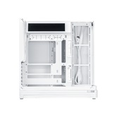 Корпус 1STPLAYER OV8S White / ATX BTF / 9.16" LCD display / 5x120mm ARGB fans & hub / OV8S-WH-1FP7R-3-W-1FP7-2-W-HUB3