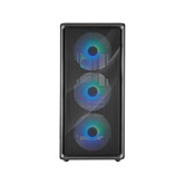 Корпус 1STPLAYER WA8 Black / ATX / 3x140mm & 1x120mm ARGB fans / WA8-BK-3FA7-14-1FA7