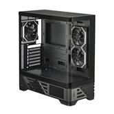 Корпус 1STPLAYER MC8 Black / ATX / 5.5" LCD display / 3x120mm ARGB fans & hub / MC8-BK-2FH7R-1FH7-HUB3