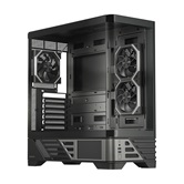 Корпус 1STPLAYER MC8 Black / ATX / 5.5" LCD display / 3x120mm ARGB fans & hub / MC8-BK-2FH7R-1FH7-HUB3