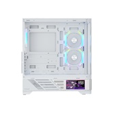 Корпус 1STPLAYER MC8 White / ATX / 5.5" LCD display / 3x120mm ARGB fans & hub / MC8-WH-2FH7R-W-1FH7-W-HUB3