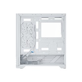 Корпус 1STPLAYER MC8 White / ATX / 5.5" LCD display / 3x120mm ARGB fans & hub / MC8-WH-2FH7R-W-1FH7-W-HUB3