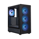 Корпус XASTRA  A315 4ARGB   Black ATX/Mesh/ Screwless TG/ 1x120mm+1x360 FA ARGB PWM fans/ A315-1FA36A-1FA12A