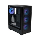 Корпус XASTRA  A315 4ARGB   Black ATX/Mesh/ Screwless TG/ 1x120mm+1x360 FA ARGB PWM fans/ A315-1FA36A-1FA12A