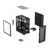 Корпус XASTRA  A315 4ARGB   Black ATX/Mesh/ Screwless TG/ 1x120mm+1x360 FA ARGB PWM fans/ A315-1FA36A-1FA12A