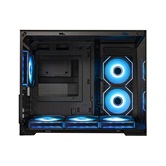 Корпус XASTRA QW505M 6ARGB-C10 Black mATX/Aquarium/Screewless/ 6x120mm ARGB PWM FM fans/Argb+PWM HUB 10port/Led strip/ QW505M-6FM12A-C10