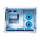 Корпус XASTRA QW505M 6ARGB-C10 White mATX/Aquarium/Screewless/ 6x120mm ARGB PWM FM fans/Argb+PWM HUB 10port/Led strip/ QW505M-6FM12A-C10-WH
