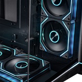 Корпус XASTRA QW505M 6ARGB-FN-C10 Black mATX/Aquarium/Screewless/ 6x120mm ARGB PWM FN fans/Argb+PWM HUB 10port/Led strip/ QW505M-6FN12A-C10