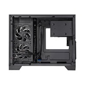 Корпус XASTRA QW505M 6ARGB-FN-C10 Black mATX/Aquarium/Screewless/ 6x120mm ARGB PWM FN fans/Argb+PWM HUB 10port/Led strip/ QW505M-6FN12A-C10