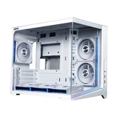 Корпус XASTRA QW505M 6ARGB-FN-C10 White mATX/Aquarium/Screewless/ 6x120mm ARGB PWM FN fans/Argb+PWM HUB 10port/Led strip/ QW505M-6FN12A-C10-WH