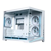 Корпус XASTRA QW505M 6ARGB-FN-C10 White mATX/Aquarium/Screewless/ 6x120mm ARGB PWM FN fans/Argb+PWM HUB 10port/Led strip/ QW505M-6FN12A-C10-WH
