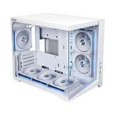 Корпус XASTRA QW505M 6ARGB-FN-C10 White mATX/Aquarium/Screewless/ 6x120mm ARGB PWM FN fans/Argb+PWM HUB 10port/Led strip/ QW505M-6FN12A-C10-WH