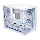 Корпус XASTRA QW505M 6ARGB-FN-C10 White mATX/Aquarium/Screewless/ 6x120mm ARGB PWM FN fans/Argb+PWM HUB 10port/Led strip/ QW505M-6FN12A-C10-WH