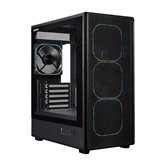 Корпус XASTRA  A315M 4ARGB-FG   Black mATX/Mesh/ Screwless TG/ 4x120mm FG ARGB PWM fans/ A315M-4FG12A