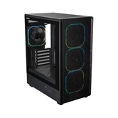 Корпус XASTRA  A315M 4ARGB-FG   Black mATX/Mesh/ Screwless TG/ 4x120mm FG ARGB PWM fans/ A315M-4FG12A