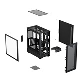 Корпус XASTRA  A315M 4ARGB-FG   Black mATX/Mesh/ Screwless TG/ 4x120mm FG ARGB PWM fans/ A315M-4FG12A