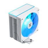 Кулер XASTRA AR400 ARGB WH  LGA1851/1700/1200/115X/AM5/AM4 (18шт/кор, TDP 220W, 4 тепл.трубки , PWM FAN ARGB 120mm , top cover with ARGB led,  white heatsink ) RET