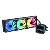 Система водяного охлаждения XASTRA Octant LS360 ARGB BK  Intel LGA LGA1851/1700/1200/115X/AM5/AM4 (4" LCD IPS screen,3x FS120 fans,TDP 315W, black) RET