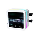 Система водяного охлаждения XASTRA Octant LS360 ARGB WH  Intel LGA LGA1851/1700/1200/115X/AM5/AM4 (4" LCD IPS screen,3x FS120 fans,TDP 315W, white) RET