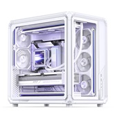 Корпус JONSBO X400 PRO White, TG (aquarium), mini-ITX, mATX, ATX, белый
