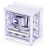 Корпус JONSBO X400 PRO White, TG (aquarium), mini-ITX, mATX, ATX, белый