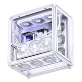Корпус JONSBO X400 PRO White, TG (aquarium), mini-ITX, mATX, ATX, белый