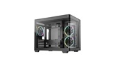 Корпус Deepcool CG330U 3F, TG (aquarium), 3x120mm ARGB Fan, mini-ITX, mATX, черный