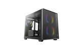 Корпус Deepcool CG330 MESH 3F, 2x140mm ARGB Fan, 1x120mm ARGB Fan, mini-ITX, mATX, черный