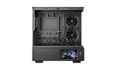 Корпус Deepcool CH690 LCD, TG (aquarium), 4x140mm ARGB Fan, LCD 7 inch, mini-ITX, mATX, ATX, черный