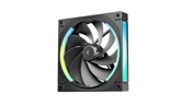 Корпус Deepcool CH690 LCD, TG (aquarium), 4x140mm ARGB Fan, LCD 7 inch, mini-ITX, mATX, ATX, черный