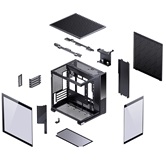 Корпус JONSBO D34 Black, mini-ITX, mATX, черный