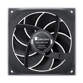 Вентилятор JONSBO ZE-120B 120х120х28мм (60шт/кор, PWM, ARGB LED, 700-1800об/мин, черный) Retail